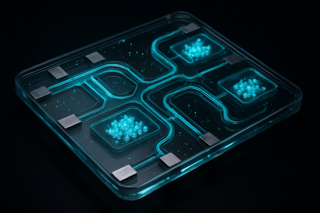 Modular lab-on-chip platform with integrated a-Si:H sensors for real-time bioluminescence monitoring in bioreactors under microgravity conditions