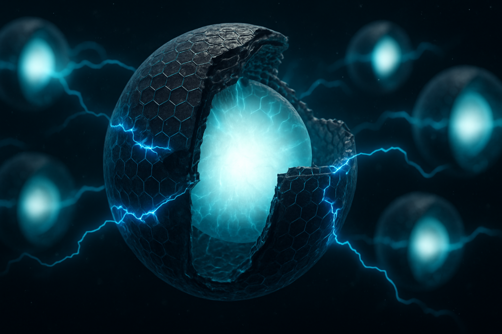 Graphite-coated silica particles boost energy storage in supercapacitors