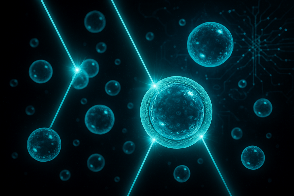 AI-Powered Nanotweezers Reveal Hidden Structures in Milk Particles