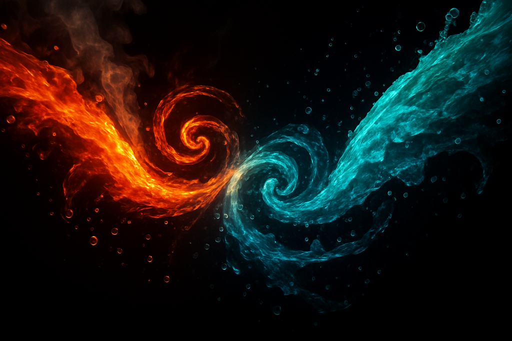 Flowing hot and cold
