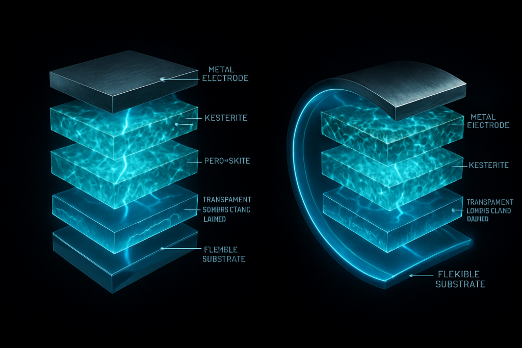New tandem solar cells exceed 20% efficiency on flexible surfaces