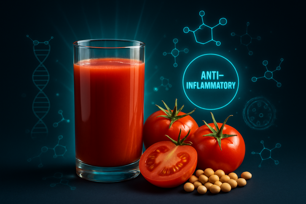This tomato-soy juice reduced inflammation in just four weeks