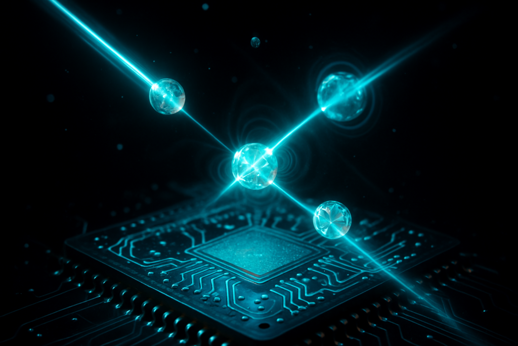 How Does Light-Matter Interaction in Quantum Computing Work?