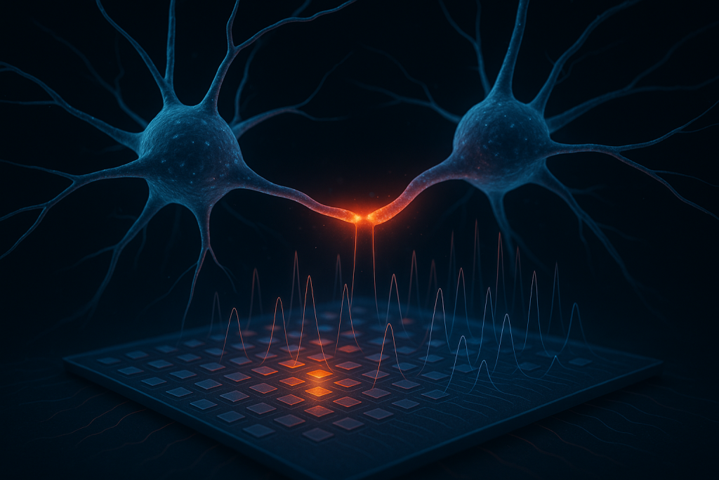 Two-dimensional semiconductor-based active array for high-fidelity spatiotemporal monitoring of neural activities