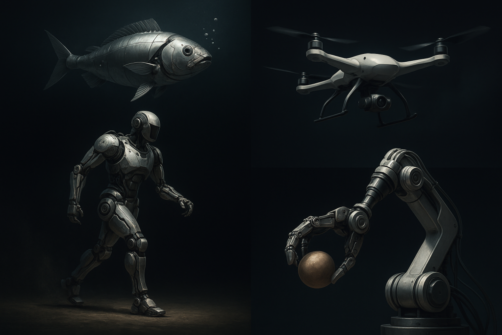 Today’s robots walk, swim, fly, and manipulate objects on the go—and they’re just getting started