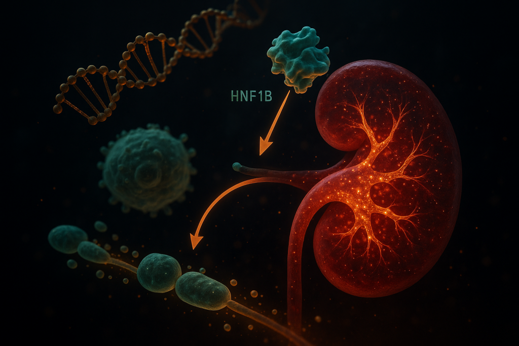 HNF1B integrates signals in a feed-forward loop driving kidney disease progression