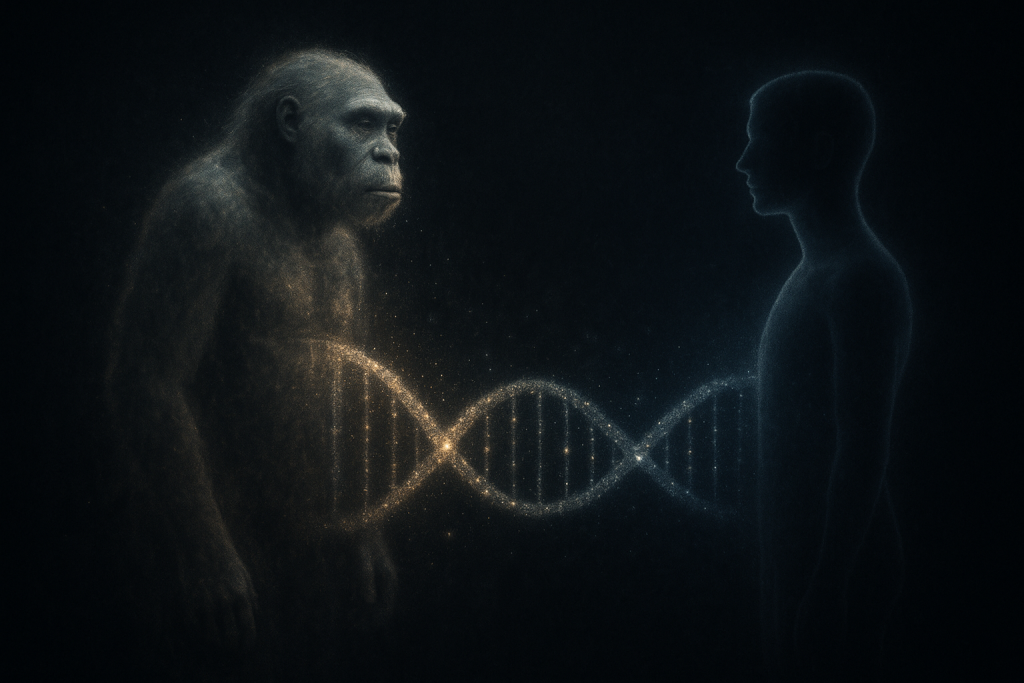 Ghost of long-extinct ancestor lives on in people today