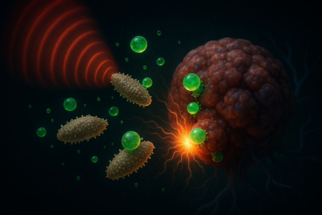 Acoustic delivery of indocyanine green via biosynthetic gas vesicles for tumor photothermal therapy