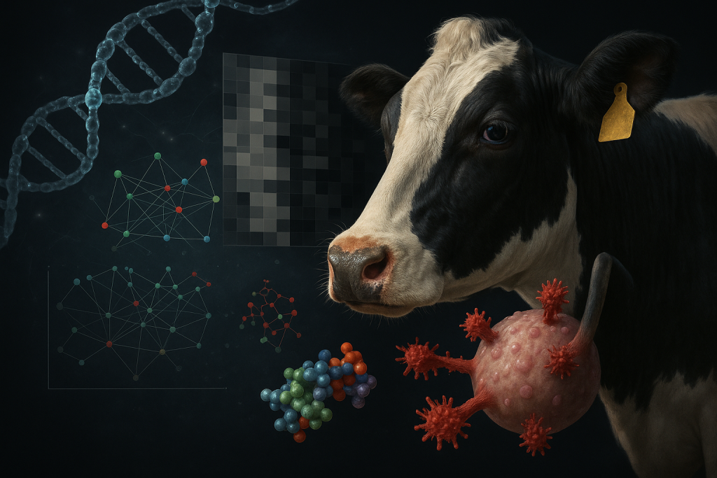 Bioinformatics approach to identify potential biomarker and drug target for the clinical and subclinical mastitis disease in dairy cattle