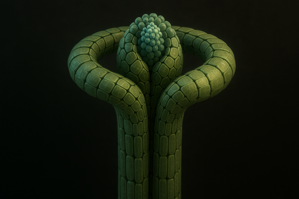 3D mechano-geometric multicellular model of apical stem cell-driven plant morphogenesis