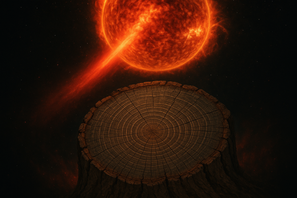 Deadly “red sky” solar storm from 800 years ago discovered in ancient trees