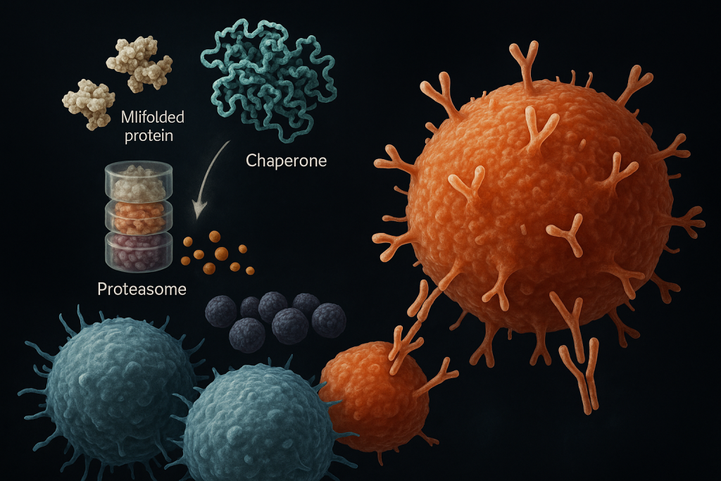 Proteostasis sustains T cell differentiation potential and tumor-infiltrating lymphocyte function