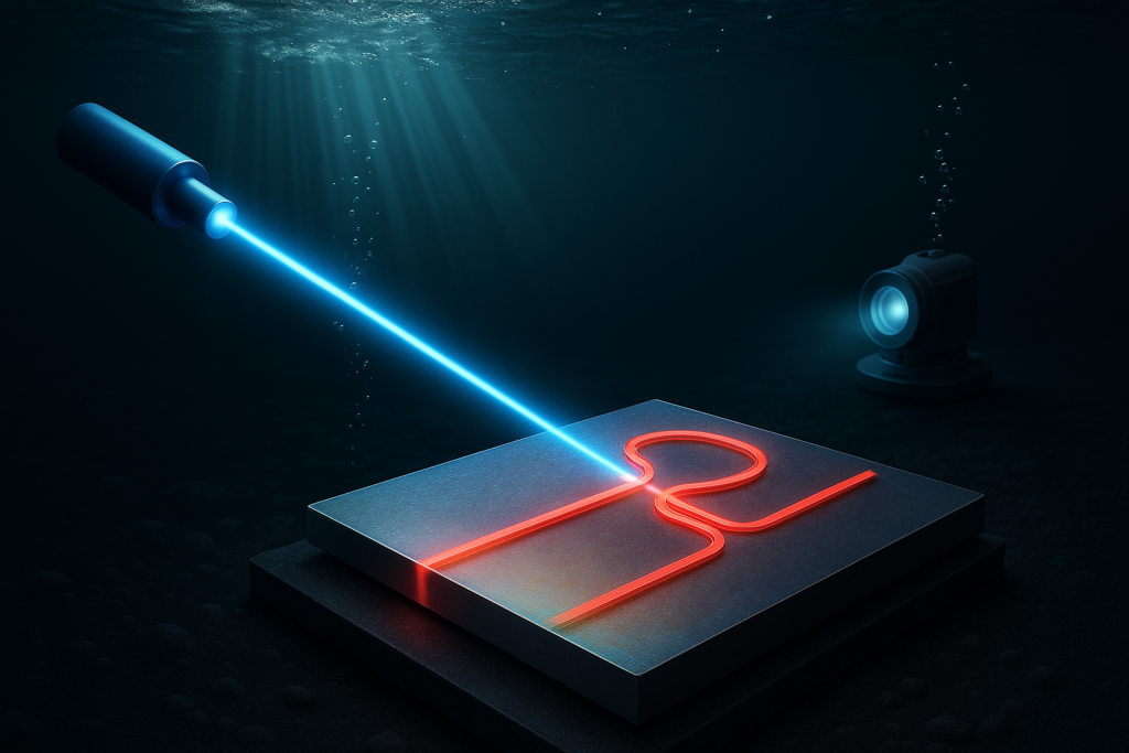 Robust and Active Visible-Light Integrated Photonics on Thin-Film Lithium Tantalate for Underwater Optical Wireless Communications