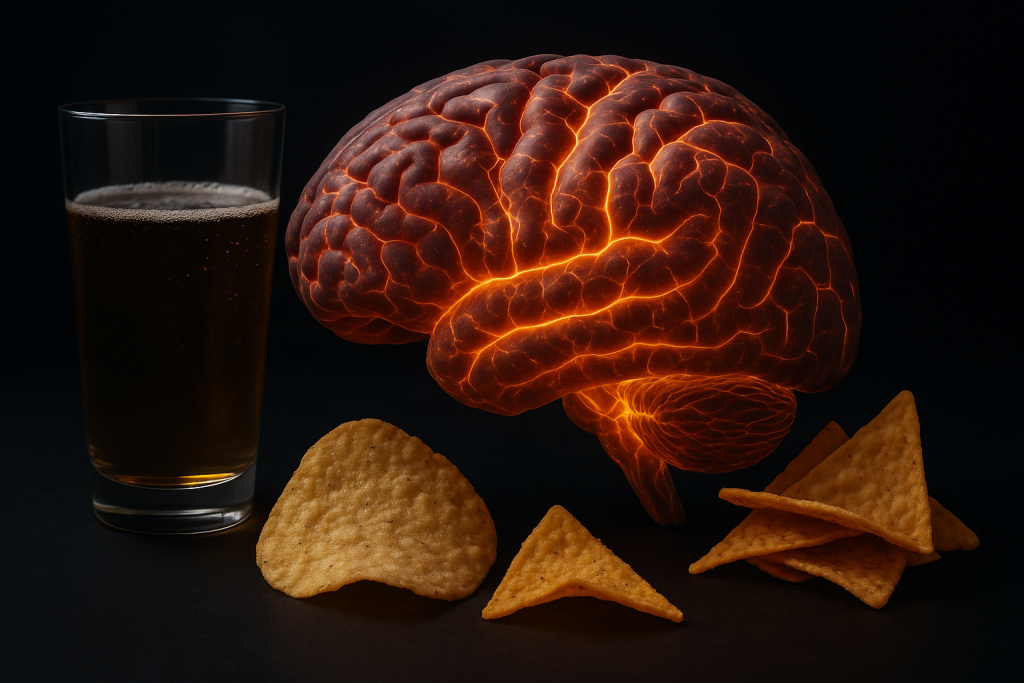 Why drinking alcohol makes you reach for chips and nachos