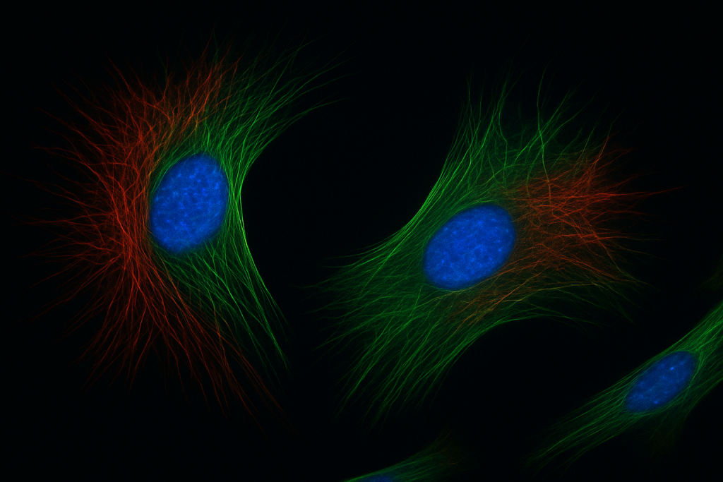 New microscopy technique reveals hidden differences in cellular skeleton structures