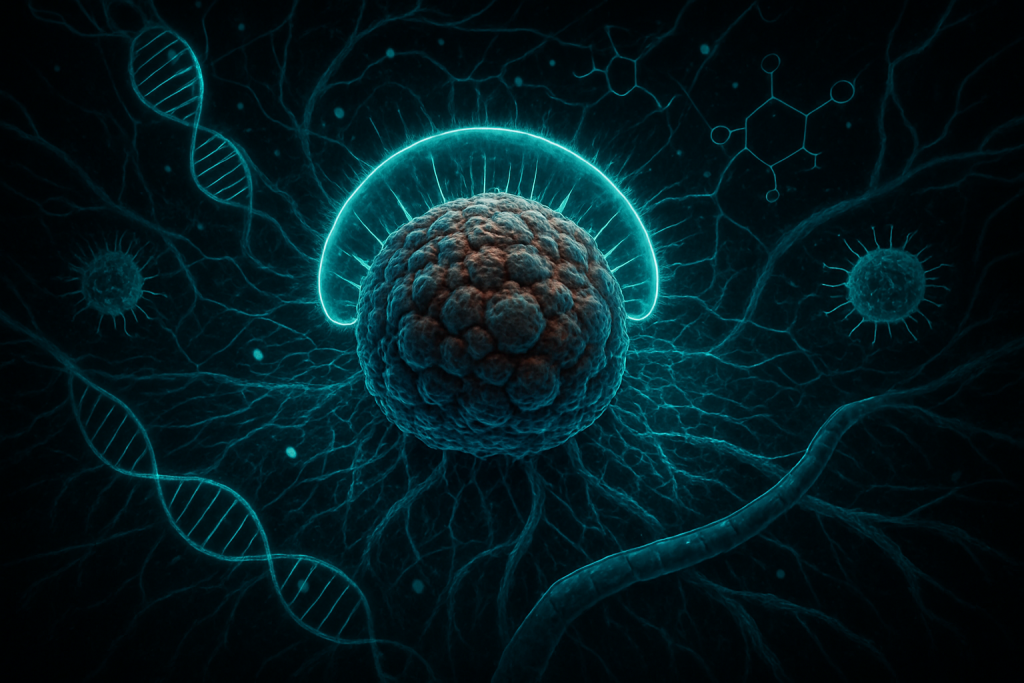 How Cancer Cell Defense Mechanisms and Tumor Microenvironments Connect Multiple Sciences