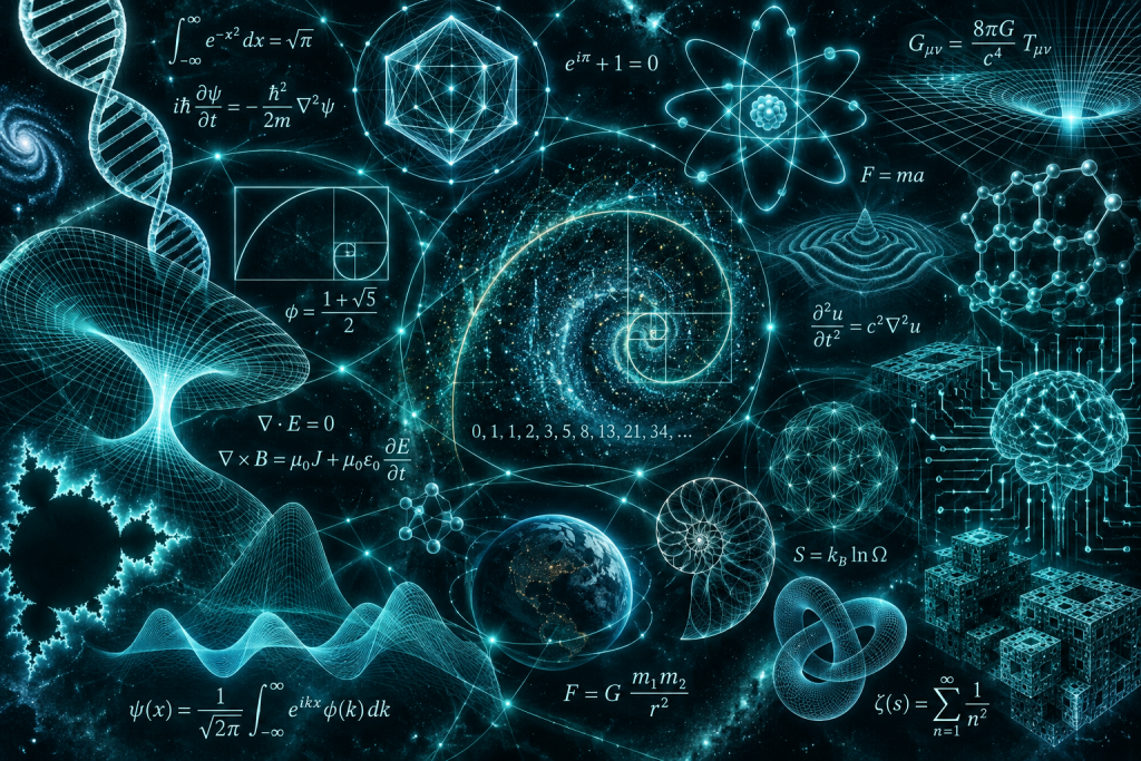 How Mathematical Abstractions Connect Multiple Sciences: Bridging Physics, Biology, and Engineering